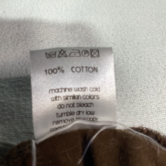 Luna Claire Womens Brown Floral Psychedelic Graphic Long Sleeve Top Small Cotton - Picture 8 of 8